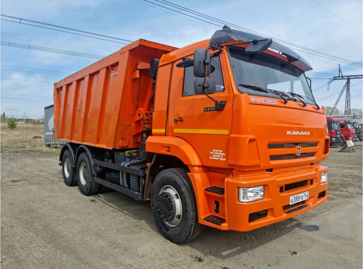 Самосвал КамАЗ 6520-53 ООО РЕМТЕХСНАБ, кабиной к камере